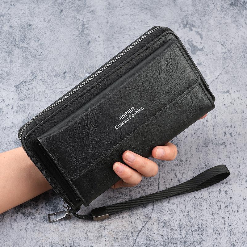 New Men S Long Wallet Zipper Design Multi-Card Slots Large Capacity For Phone & Coins High Quality Male Clutch Style 1Pc чёрный
New Men S Long Wallet Zipper Design Multi-Card Slots Large Capacity For Phone & Coins High Quality Male Clutch Style 1Pc чёрный