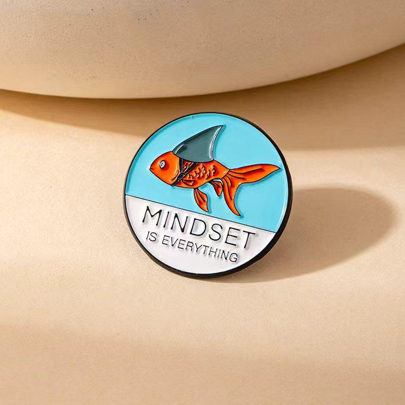 Red Koi Fish Metal Badge Brooch - Cute Backpack and Hat Decoration
Red Koi Fish Metal Badge Brooch - Cute Backpack and Hat Decoration