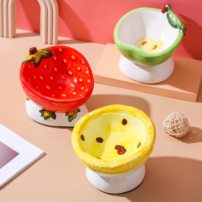 Керамическая миска для кошек, кормушки для домашних животных, кормушки для воды, ручная роспись в форме фруктов, аксессуары для питья и еды для маленьких собак
Керамическая миска для кошек, кормушки для домашних животных, кормушки для воды, ручная роспись в форме фруктов, аксессуары для питья и еды для маленьких собак