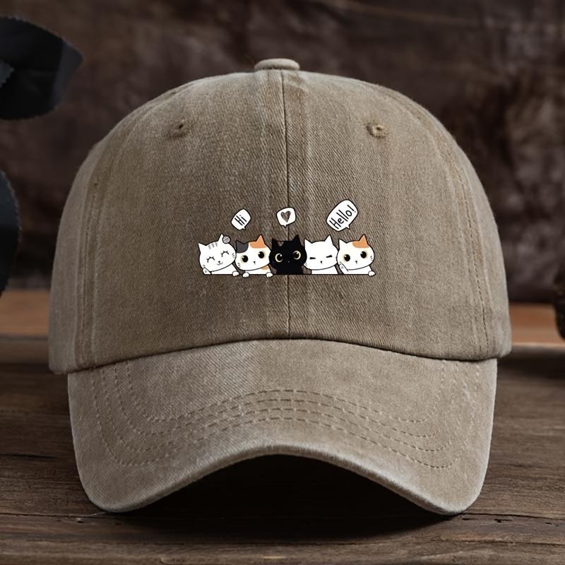 Cute Five Kittens Printed Baseball Hat Versatile Outdoor Leisure Fishing Sunshade Duck Tongue Hat Travel Adjustable хаки
Cute Five Kittens Printed Baseball Hat Versatile Outdoor Leisure Fishing Sunshade Duck Tongue Hat Travel Adjustable хаки