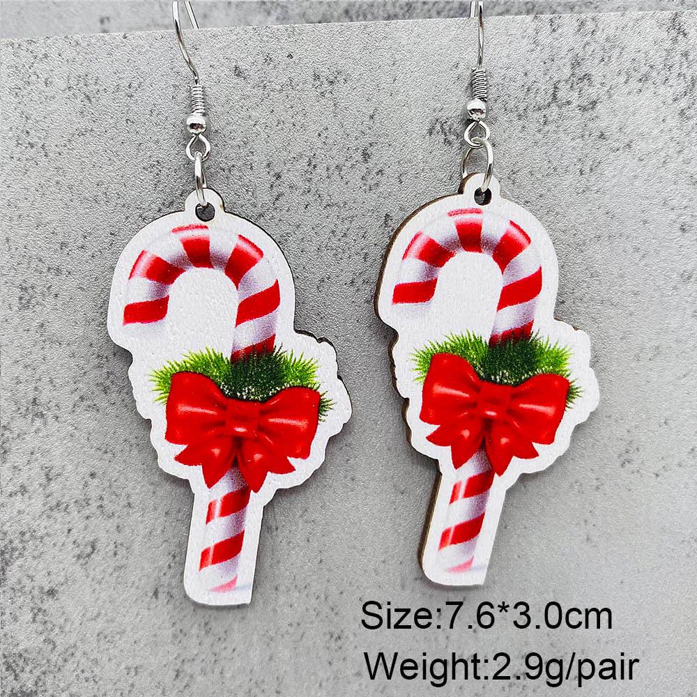 Festive Wooden Candy Cane Lollipop Earrings for Christmas & Halloween Wooden
Festive Wooden Candy Cane Lollipop Earrings for Christmas & Halloween Wooden