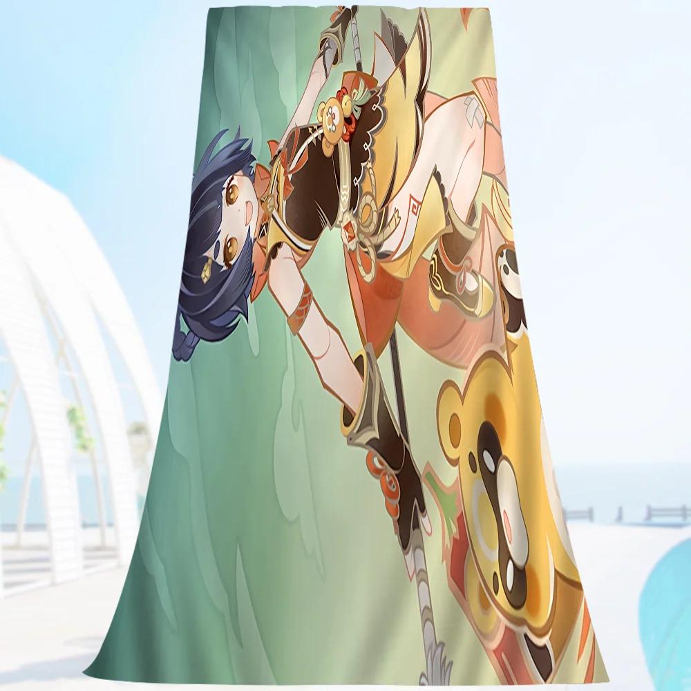 Genshin Impact Beach Towel Cartoon Cute Summer Kids Large Bath Pool Beach Towel Microfiber Absorbent For Swimming Travel W40*H60(CM)
Genshin Impact Beach Towel Cartoon Cute Summer Kids Large Bath Pool Beach Towel Microfiber Absorbent For Swimming Travel W40*H60(CM)