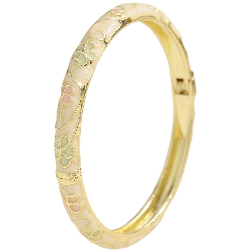 Traditional Flower Leaf Bangle Colorful Women s Hand Bracelet Vintage Cloisonne Bangle Ladies StyleB White
Traditional Flower Leaf Bangle Colorful Women s Hand Bracelet Vintage Cloisonne Bangle Ladies StyleB White