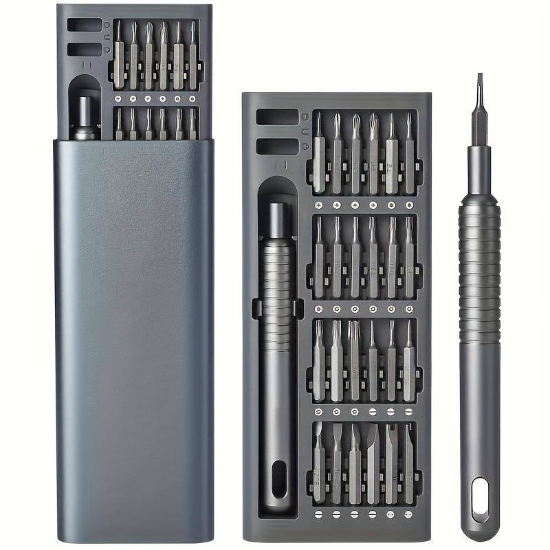 25-in-1 mini screwdriver set, including slotted, Phillips, and Pozidriv screwdriver bits. чёрный
25-in-1 mini screwdriver set, including slotted, Phillips, and Pozidriv screwdriver bits. чёрный