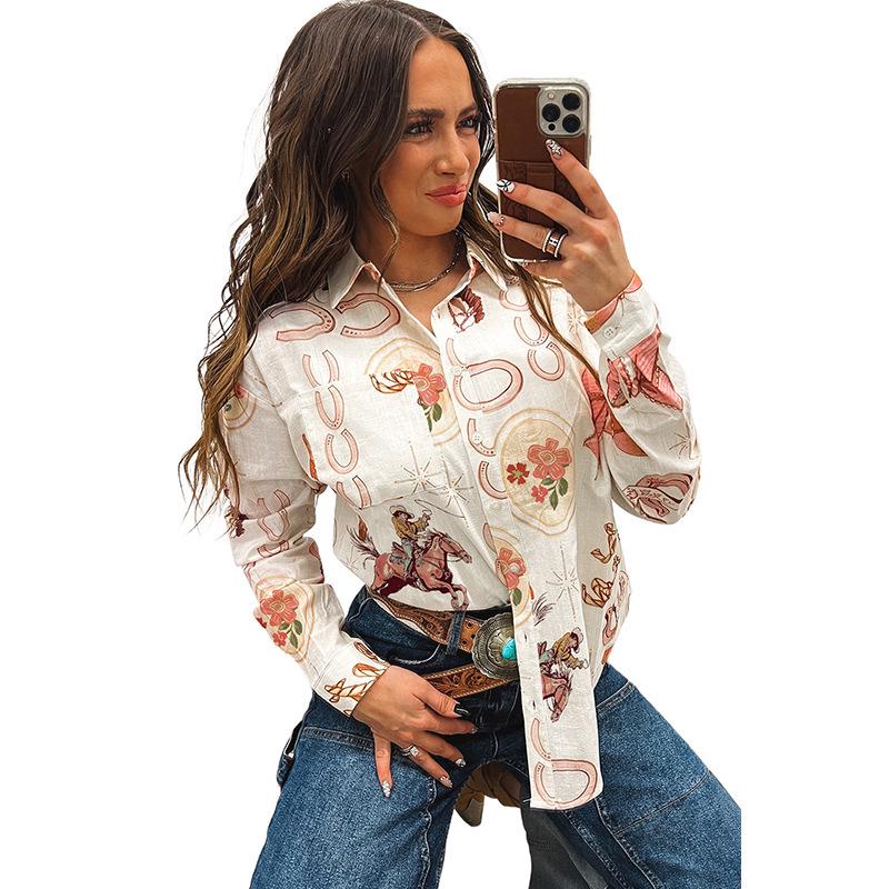 2025 Autumn/Winter Women s European & American Fashion Trend Multi-Button Cotton Printed Loose Long-Sleeve Shirt XL
2025 Autumn/Winter Women s European & American Fashion Trend Multi-Button Cotton Printed Loose Long-Sleeve Shirt XL