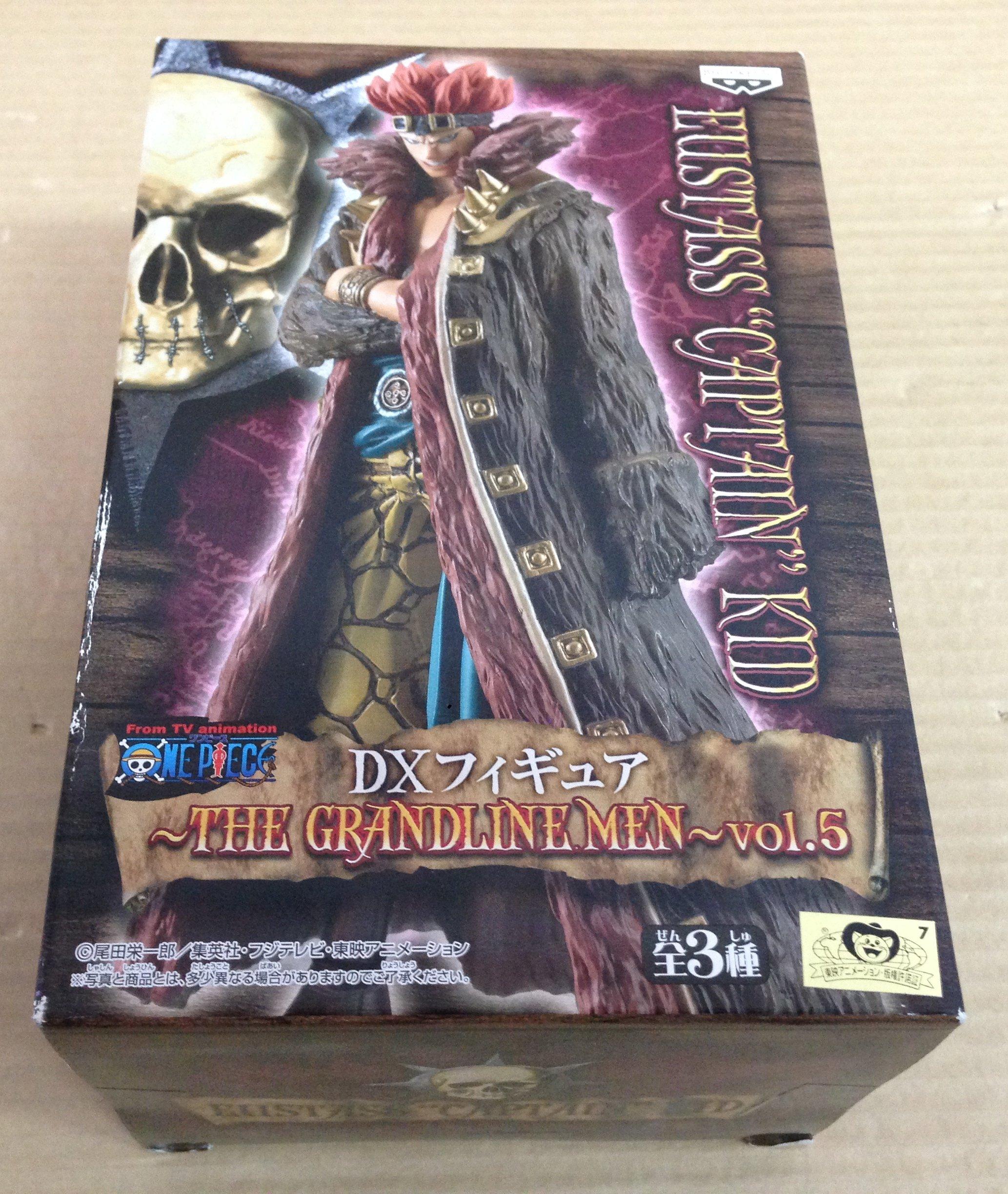 One Piece DX фигурка THE GRANDLINE MEN Юстас Капитан Кид одиночный предмет том 5
One Piece DX фигурка THE GRANDLINE MEN Юстас Капитан Кид одиночный предмет том 5