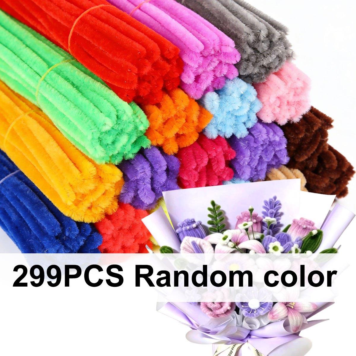 299pcs Pipe Cleaners Craft Supplies 11.8 Multi Random Color Craft Pipe Cleaners Bulk for DIY Art ZSY
299pcs Pipe Cleaners Craft Supplies 11.8 Multi Random Color Craft Pipe Cleaners Bulk for DIY Art ZSY