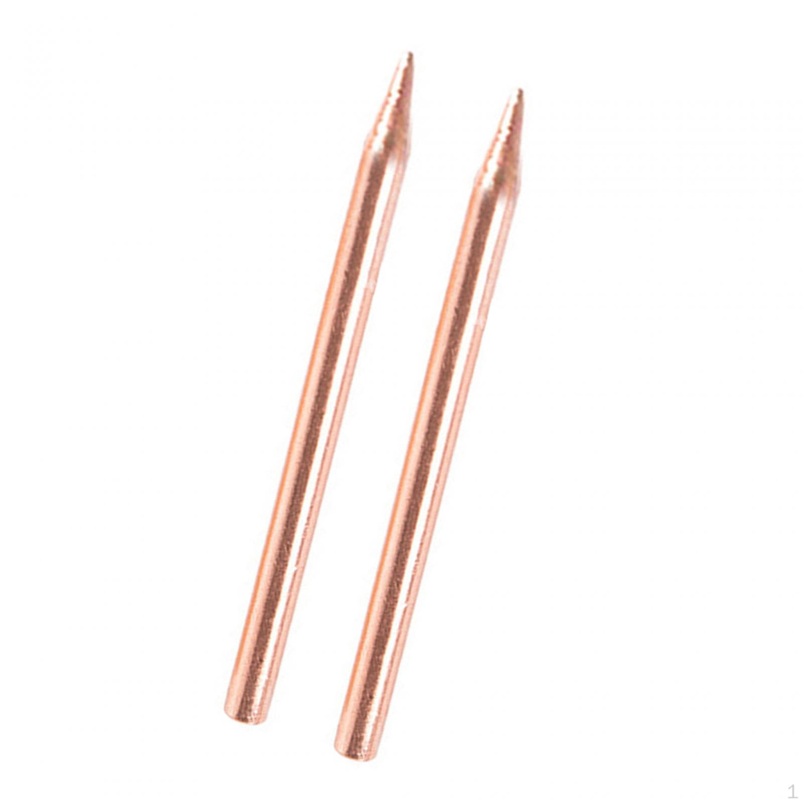 2 Pieces Spot Welding Pin Copper Alumina Handheld Diameter 3mm Used Electrode Tip
2 Pieces Spot Welding Pin Copper Alumina Handheld Diameter 3mm Used Electrode Tip