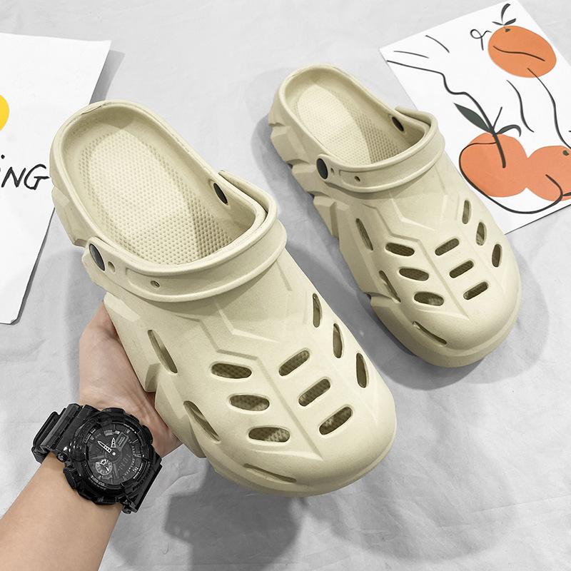 Hole shoes men s summer wear sports beach bag head slippers non-slip and wear-resistant men s casual soft-soled sandals 40 чорний
Hole shoes men s summer wear sports beach bag head slippers non-slip and wear-resistant men s casual soft-soled sandals 40 чорний