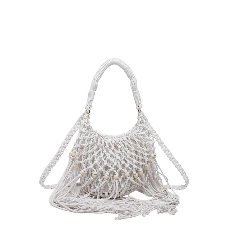 2026 New Vintage Hollow Out Summer Beach Bohemian Shoulder Bag for Ladies Tassel Crochet Net Travel Shopping Crossbody Bag білий
2026 New Vintage Hollow Out Summer Beach Bohemian Shoulder Bag for Ladies Tassel Crochet Net Travel Shopping Crossbody Bag білий