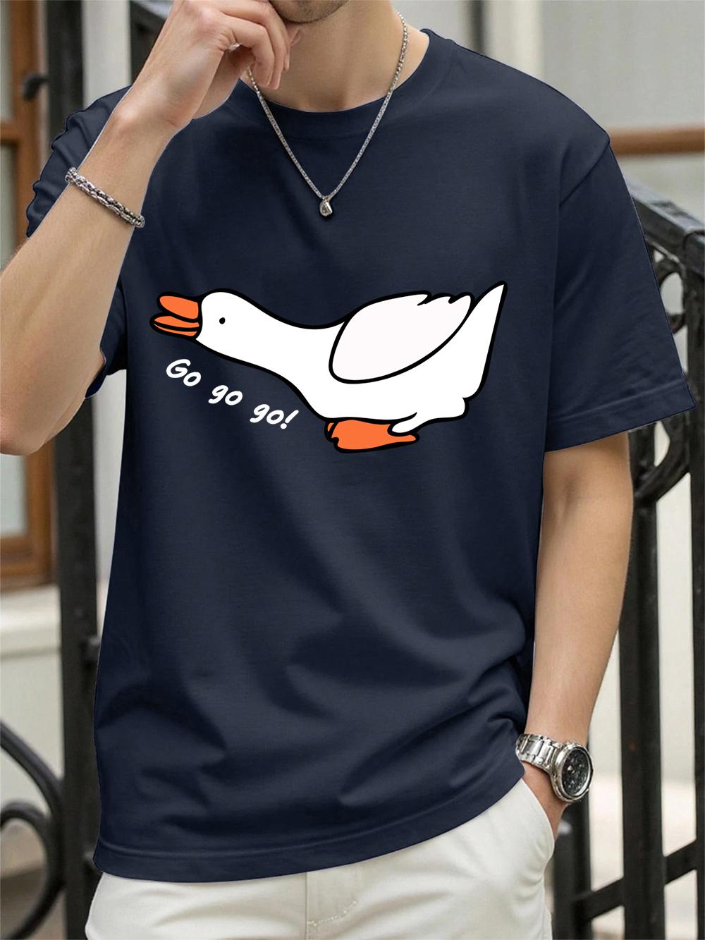Goose Charge Forward Print TShirts Womens Summer Cotton Tops Loose ONeck Comfortable Short Sleeve Tees Casual Woman Clothes 3XL
Goose Charge Forward Print TShirts Womens Summer Cotton Tops Loose ONeck Comfortable Short Sleeve Tees Casual Woman Clothes 3XL
