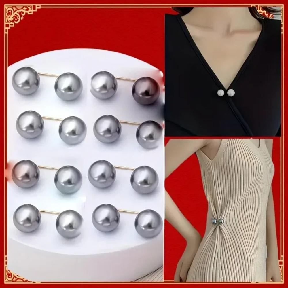 8PC Faux Pearl Non-slip Safety Pins Dress Brooch Decoration Dress Waist Fastening Pins Collar Adjustment Scarf Fashion Versatile сірий
8PC Faux Pearl Non-slip Safety Pins Dress Brooch Decoration Dress Waist Fastening Pins Collar Adjustment Scarf Fashion Versatile сірий