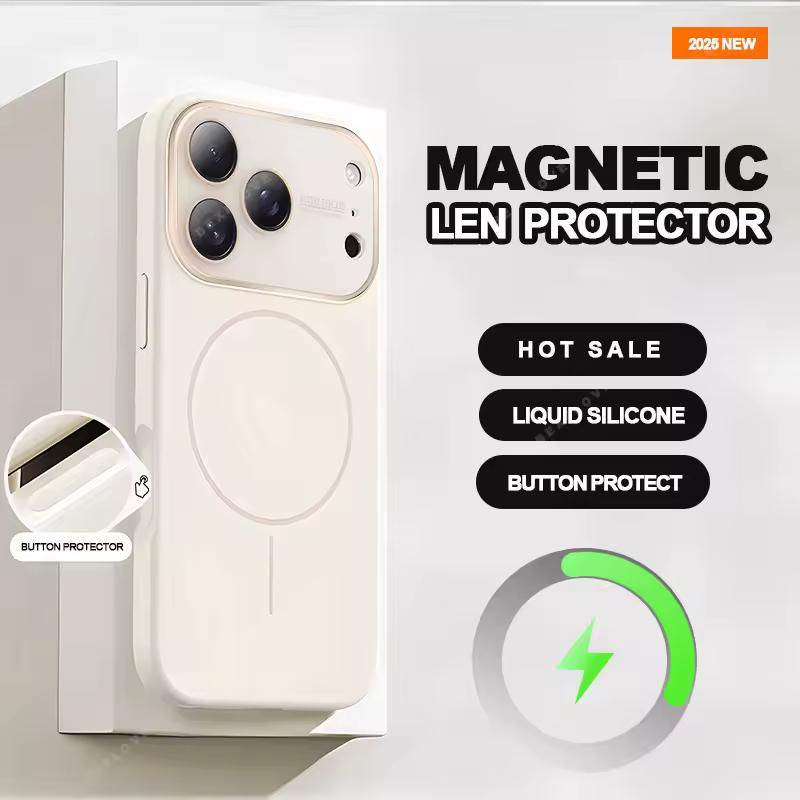 Магнитный чехол для телефона с большим окном для iPhone 17 16 15 14 Pro Max Magsafe Жидкий силикон Роскошная противоударная защитная крышка iPhone 17 Pro Max белый
Магнитный чехол для телефона с большим окном для iPhone 17 16 15 14 Pro Max Magsafe Жидкий силикон Роскошная противоударная защитная крышка iPhone 17 Pro Max белый