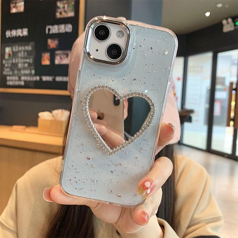 Applicable Iphone14Promax Silver Foil Mobile Phone Case Apple 17 Love 12 Mirror 11 Makeup Mirror Transparent 8 iPhone 7/8/SE 2020
Applicable Iphone14Promax Silver Foil Mobile Phone Case Apple 17 Love 12 Mirror 11 Makeup Mirror Transparent 8 iPhone 7/8/SE 2020