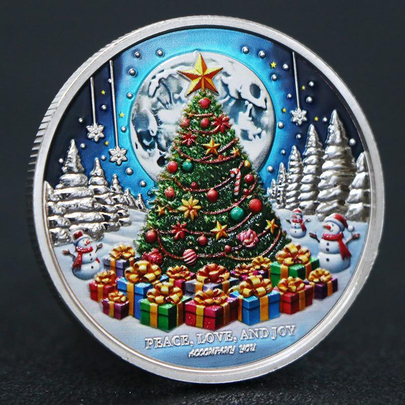 Christmas Tree Commemorative Coins, Christmas Gifts, High Relief, Gold and Silver Plated, Commemorative Medals, Craft Coins срібний
Christmas Tree Commemorative Coins, Christmas Gifts, High Relief, Gold and Silver Plated, Commemorative Medals, Craft Coins срібний