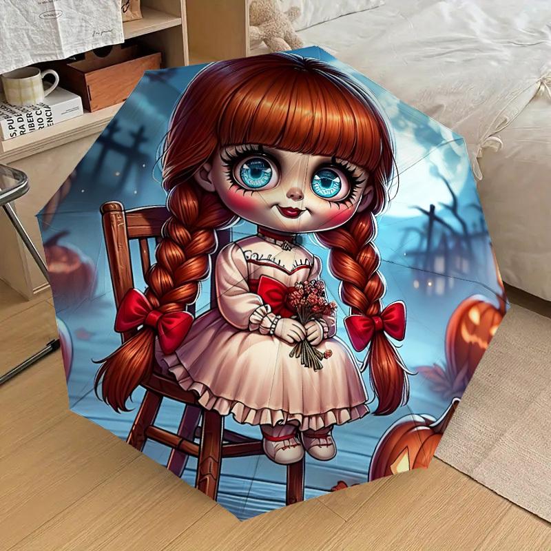 1pc Halloween Annabelle Automatic Open/Close Umbrella, Lightweight Design for Everyone,Durable Canopy yy251014075
1pc Halloween Annabelle Automatic Open/Close Umbrella, Lightweight Design for Everyone,Durable Canopy yy251014075