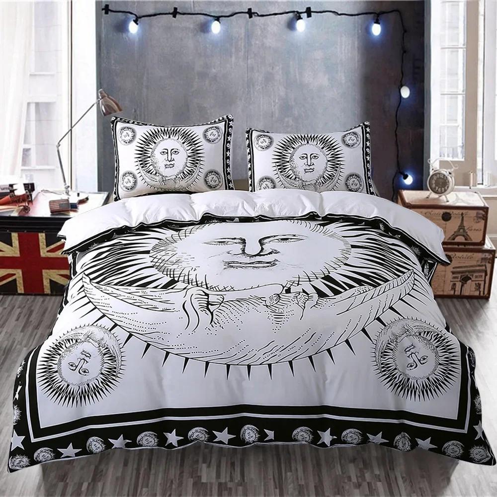 Black plus White Beding Set Soft Duvet Cover featuring Pilow Covers Case European plus American Style BedClothes 2/3 PC Home Textile Thick 100*200cm Single
Black plus White Beding Set Soft Duvet Cover featuring Pilow Covers Case European plus American Style BedClothes 2/3 PC Home Textile Thick 100*200cm Single