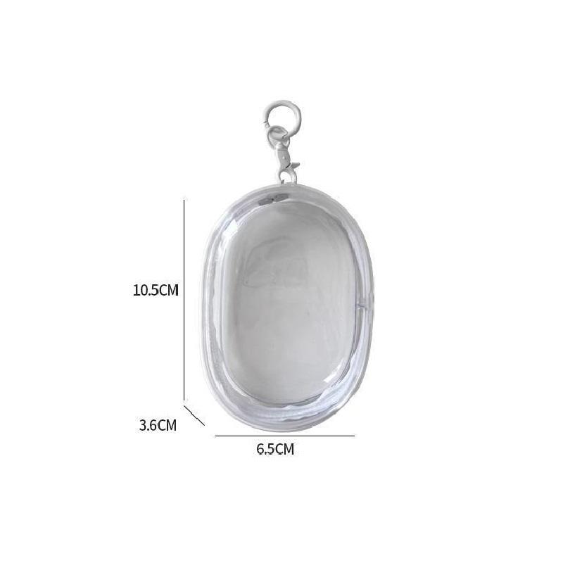New Portable Clear Figure Display Keyring Bag Waterproof PVC Oval Hanging Blind Box Storage Bags Keychain Organizer Case белый
New Portable Clear Figure Display Keyring Bag Waterproof PVC Oval Hanging Blind Box Storage Bags Keychain Organizer Case белый