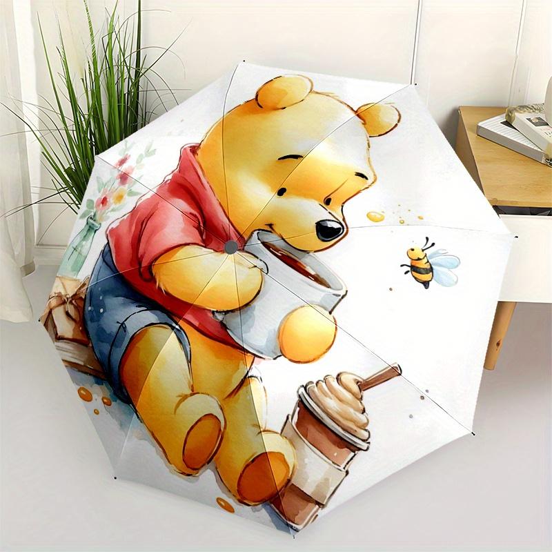 Winnie the Pooh, Honey Automatic Opening and Closing Umbrella - 8 Ribs Portable Folding Umbrella with Plastic Handle, Suitable for Leisure a
Winnie the Pooh, Honey Automatic Opening and Closing Umbrella - 8 Ribs Portable Folding Umbrella with Plastic Handle, Suitable for Leisure a