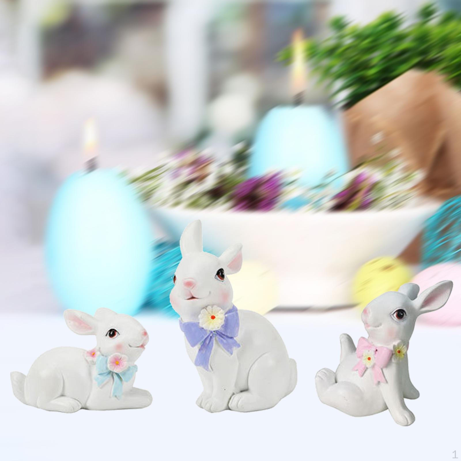 3 шт. Статуя кроликов для сада на открытом воздухе Элегантная Фантастическая Яркая Милая Скульптура белый
3 шт. Статуя кроликов для сада на открытом воздухе Элегантная Фантастическая Яркая Милая Скульптура белый
