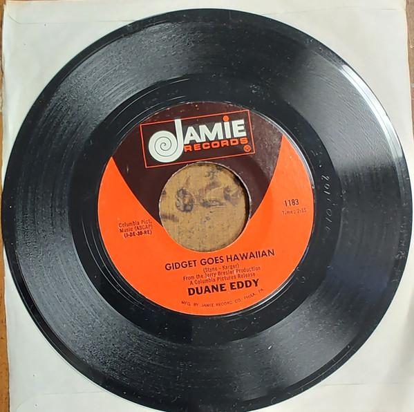 7inch Record DUANE EDDY - Gidget Goes Hawaiian/ Theme From Di 1183 Jamie Record Co US Rock Used
7inch Record DUANE EDDY - Gidget Goes Hawaiian/ Theme From Di 1183 Jamie Record Co US Rock Used