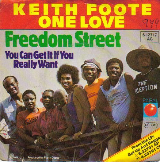 7inch Record KEITH FOOTE ONE LOVE Freedom Street 612717 Pinball Records 1979 Germany Reggae Ska Dub Used
7inch Record KEITH FOOTE ONE LOVE Freedom Street 612717 Pinball Records 1979 Germany Reggae Ska Dub Used