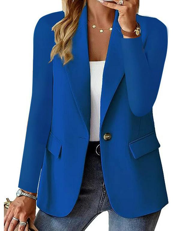 2025 European Women s Fashion: Casual Solid Color Lapel Slim Fit Single-Breasted Suit Jacket 2XL синій
2025 European Women s Fashion: Casual Solid Color Lapel Slim Fit Single-Breasted Suit Jacket 2XL синій