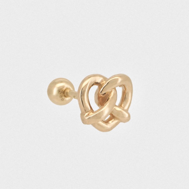 youngglow 14k pretzel piercing White gold (single)
youngglow 14k pretzel piercing White gold (single)