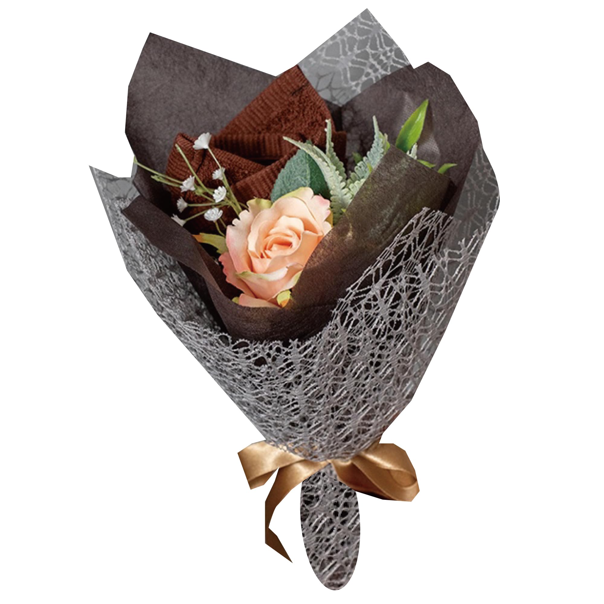 Yumegift Bouquet Towel S 3 Colors Dark Color Senshu Towel Flower Bouquet Hand Towel (Brown) коричневий
Yumegift Bouquet Towel S 3 Colors Dark Color Senshu Towel Flower Bouquet Hand Towel (Brown) коричневий