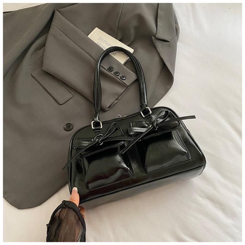 Нишевая женская сумка высокого класса, новая сумка на плечо с бантом в балетном стиле, вместительная сумка-багет для работы чёрный
Нишевая женская сумка высокого класса, новая сумка на плечо с бантом в балетном стиле, вместительная сумка-багет для работы чёрный