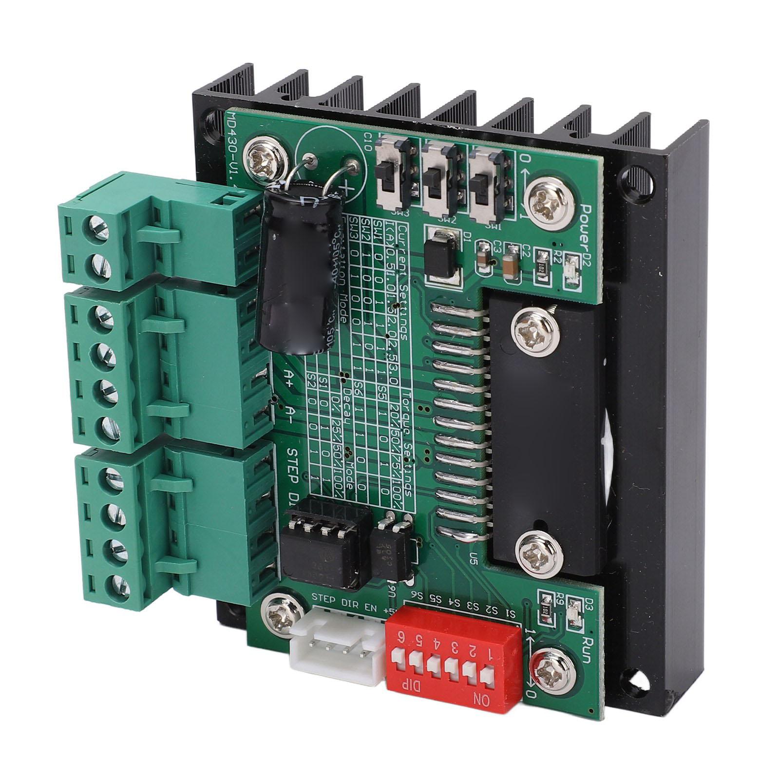 Контролер драйвера крокового двигуна Одноосьова плата драйвера TB6560 MD430 для NEMA 1723 Кроковий двигун
Контролер драйвера крокового двигуна Одноосьова плата драйвера TB6560 MD430 для NEMA 1723 Кроковий двигун