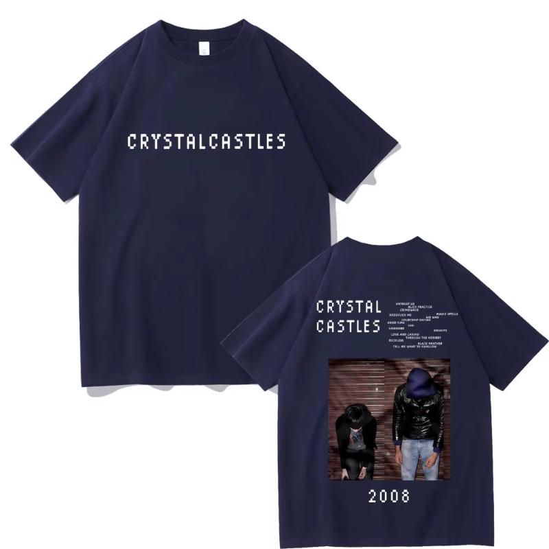 Crystal Castles Double Sided Print T Shirts Unisex Women Hip Hop Rock Oversized Tshirts Unisex Gothic T Shirt Unisexs Vintage Tshirt S
Crystal Castles Double Sided Print T Shirts Unisex Women Hip Hop Rock Oversized Tshirts Unisex Gothic T Shirt Unisexs Vintage Tshirt S