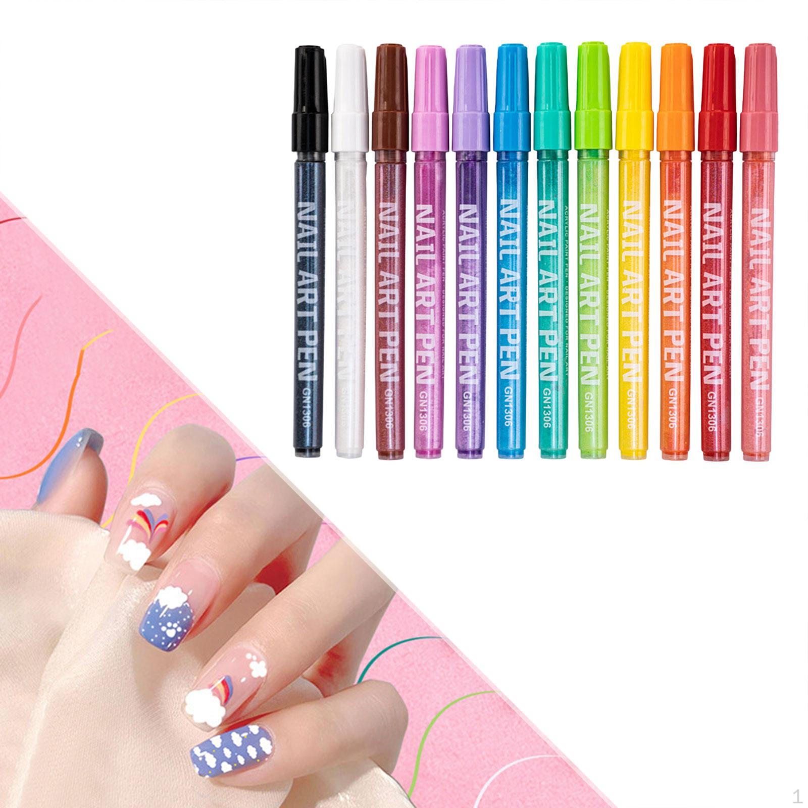 Коллекция ручек для дизайна ногтей для творческих проектов своими руками Metallic 12Pcs 
Коллекция ручек для дизайна ногтей для творческих проектов своими руками Metallic 12Pcs