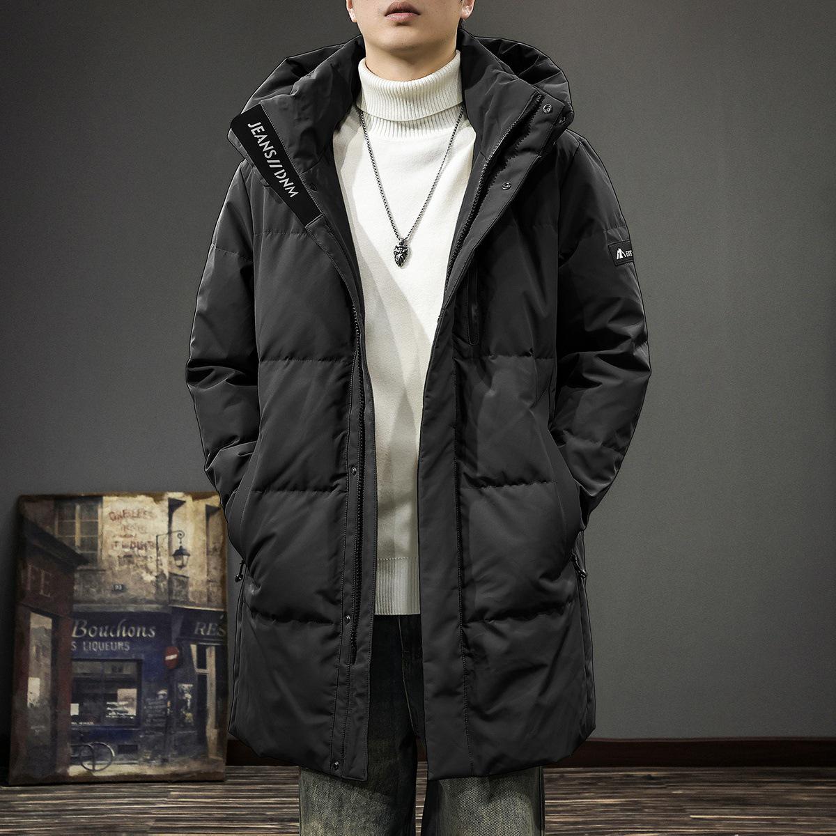 Winter 2025 Men s Hooded Mid-Length Down Jacket - 90% Duck Down, Warm and Trendy Outerwear L 120-140 jin чорний
Winter 2025 Men s Hooded Mid-Length Down Jacket - 90% Duck Down, Warm and Trendy Outerwear L 120-140 jin чорний