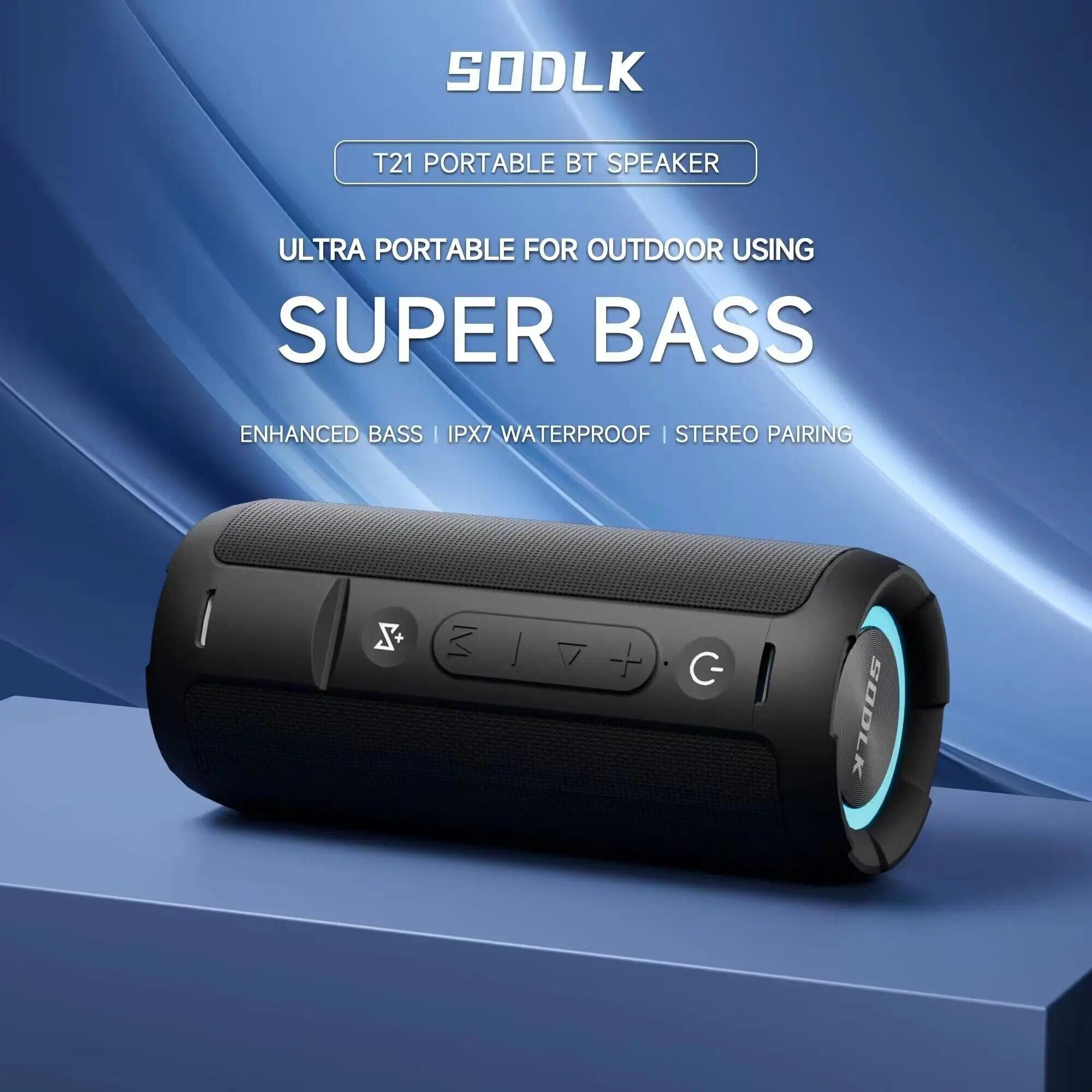 60 Вт большая мощность портативный красочный RGB модный Bluetooth-динамик водонепроницаемый кемпинг семейная вечеринка домашний кинотеатр тяжелый бас SODLK T21
60 Вт большая мощность портативный красочный RGB модный Bluetooth-динамик водонепроницаемый кемпинг семейная вечеринка домашний кинотеатр тяжелый бас SODLK T21