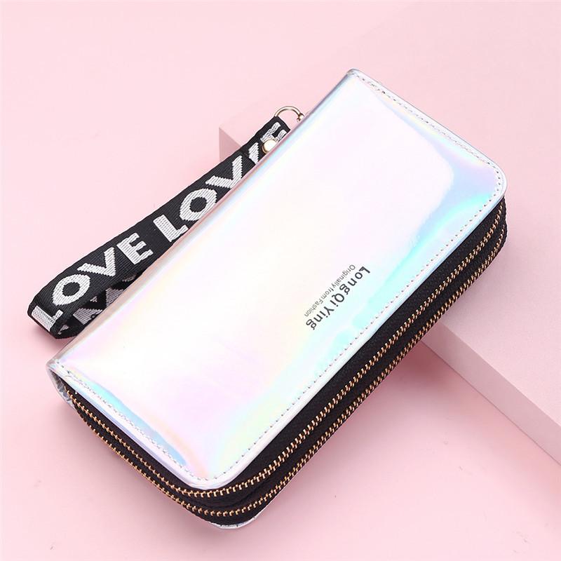 Double Zipper Women s Long Wallet Female Laser Soft PU Leather Coin Clutch Bag Large Capacity Business Card Holder Arrival
Double Zipper Women s Long Wallet Female Laser Soft PU Leather Coin Clutch Bag Large Capacity Business Card Holder Arrival