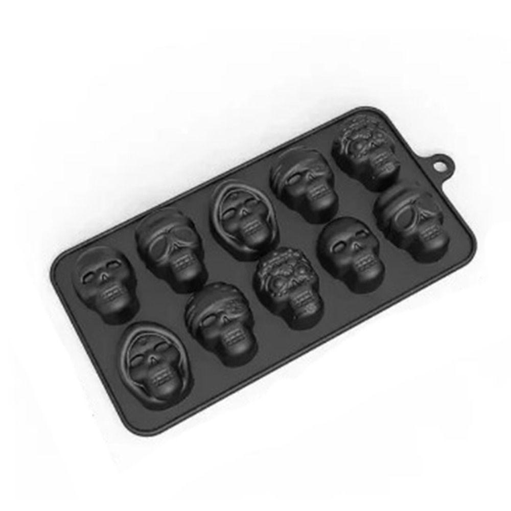 Silicone Skull Ice Cube Mold 10 Grids Chocolate Mold Cake Decoration Skull Baking Cake Mold Candy 10 Grids
Silicone Skull Ice Cube Mold 10 Grids Chocolate Mold Cake Decoration Skull Baking Cake Mold Candy 10 Grids