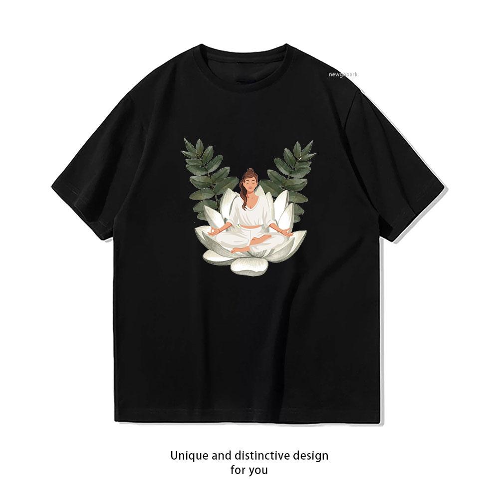 Lotus Yoga Pose tshirt Women Unisex Casual cotton printed t shirts Adult streetwear camisetas tops tee Shortsleev S
Lotus Yoga Pose tshirt Women Unisex Casual cotton printed t shirts Adult streetwear camisetas tops tee Shortsleev S