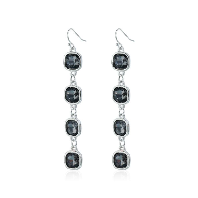 Fashion Black Square Rhinestone Beaded Necklace Bracelets Earrings Women Jewelry Accessries Gifts
Fashion Black Square Rhinestone Beaded Necklace Bracelets Earrings Women Jewelry Accessries Gifts