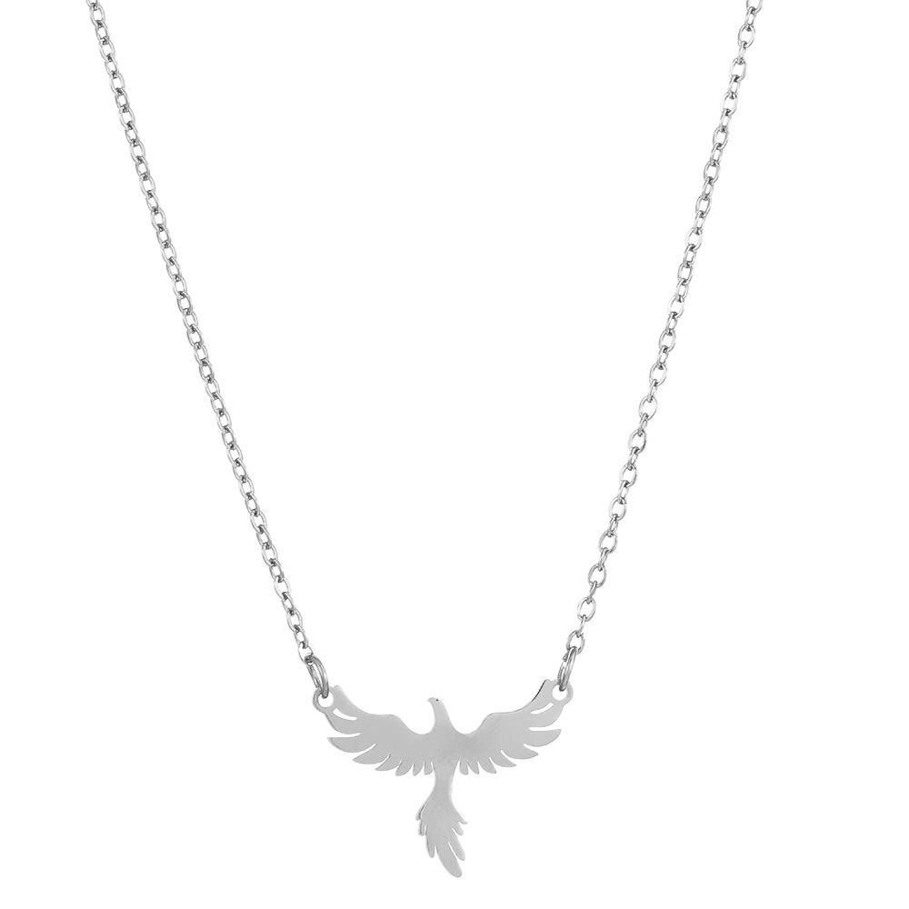Stainless Steel Phoenix Pendant Necklace Women s Firebird Animal Zircon Gold Color Chain Choker Birthday Gift 48-53 cm
Stainless Steel Phoenix Pendant Necklace Women s Firebird Animal Zircon Gold Color Chain Choker Birthday Gift 48-53 cm