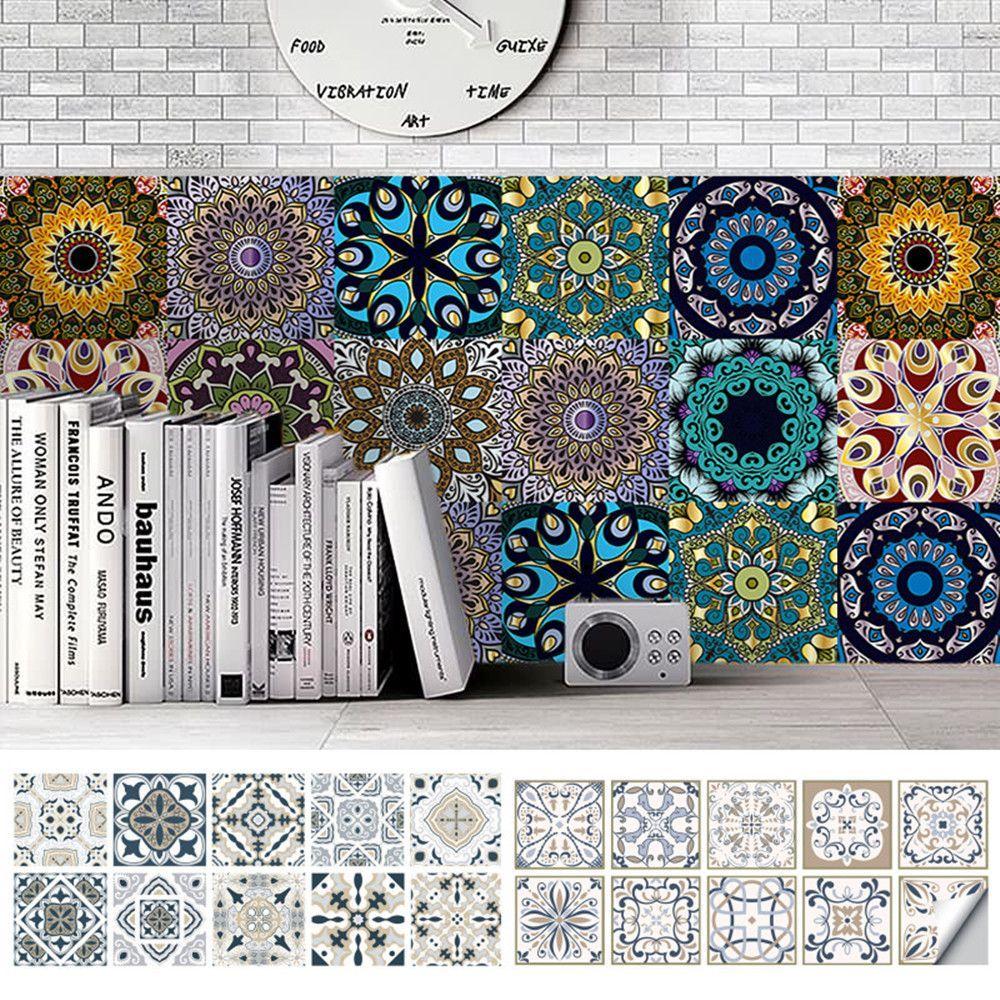 Wall Decals Decorative Wall Stickers Home Kitchen Decoration Mandala Style Moroccan Tile Stickers
Wall Decals Decorative Wall Stickers Home Kitchen Decoration Mandala Style Moroccan Tile Stickers