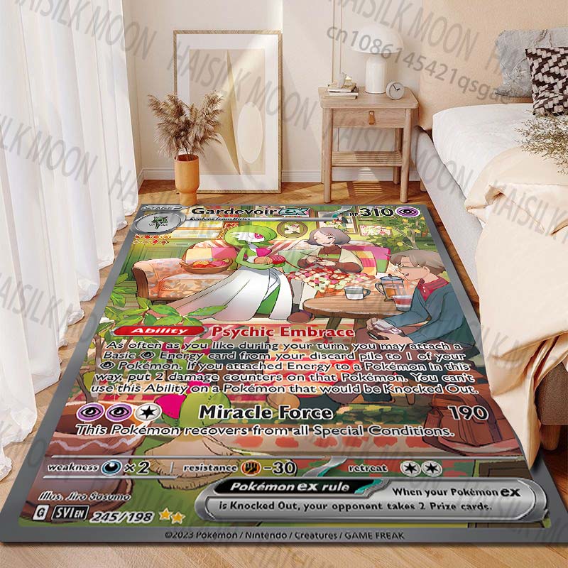 Pokémon Gardevoir Cards Print Carpet for Living Room Bedroom Kid s Room Home Decor Area Rug Sofa Cloakroom Play Mat Luxury Gifts 40x60cm
Pokémon Gardevoir Cards Print Carpet for Living Room Bedroom Kid s Room Home Decor Area Rug Sofa Cloakroom Play Mat Luxury Gifts 40x60cm