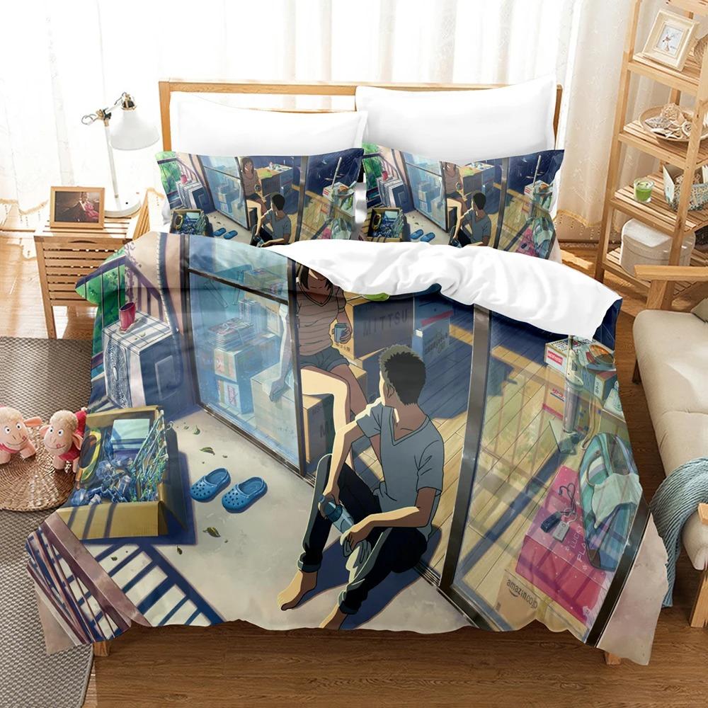3D Print Japan Movie The Garden of Words Bedding Sets Duvet Cover Set With Pillowcase Twin Full Queen King Bedclothes Bed Linen EU Single 135x200cm
3D Print Japan Movie The Garden of Words Bedding Sets Duvet Cover Set With Pillowcase Twin Full Queen King Bedclothes Bed Linen EU Single 135x200cm