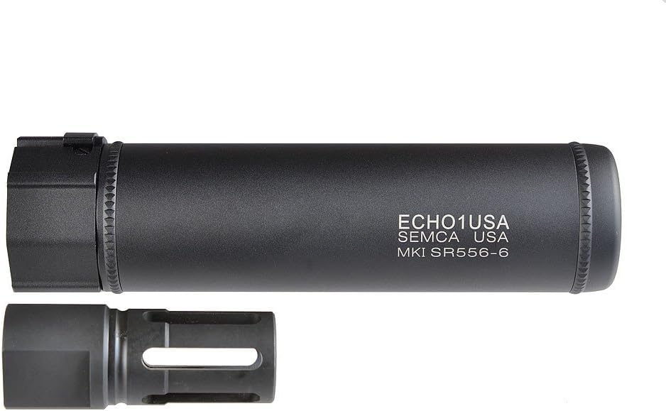 MADBULL Airsoft Echo1 MK1 QD Suppressor 6-inch 14mm Reverse Thread Flash Hider E01-004
MADBULL Airsoft Echo1 MK1 QD Suppressor 6-inch 14mm Reverse Thread Flash Hider E01-004