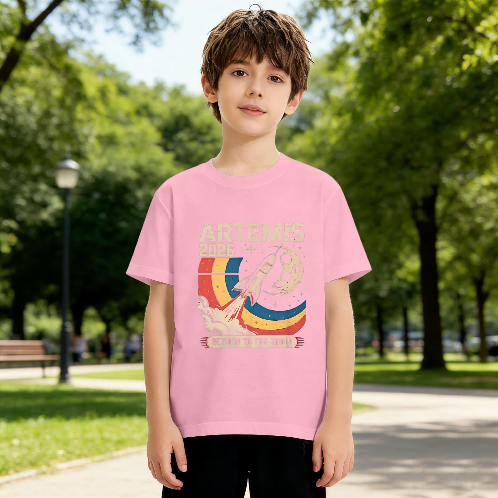Kids Graphic T-Shirt Short Sleeve Loose Fit Casual Crew Neck Top Comfortable Cotton Material Suitable for Everyday Wear 110 розовый
Kids Graphic T-Shirt Short Sleeve Loose Fit Casual Crew Neck Top Comfortable Cotton Material Suitable for Everyday Wear 110 розовый
