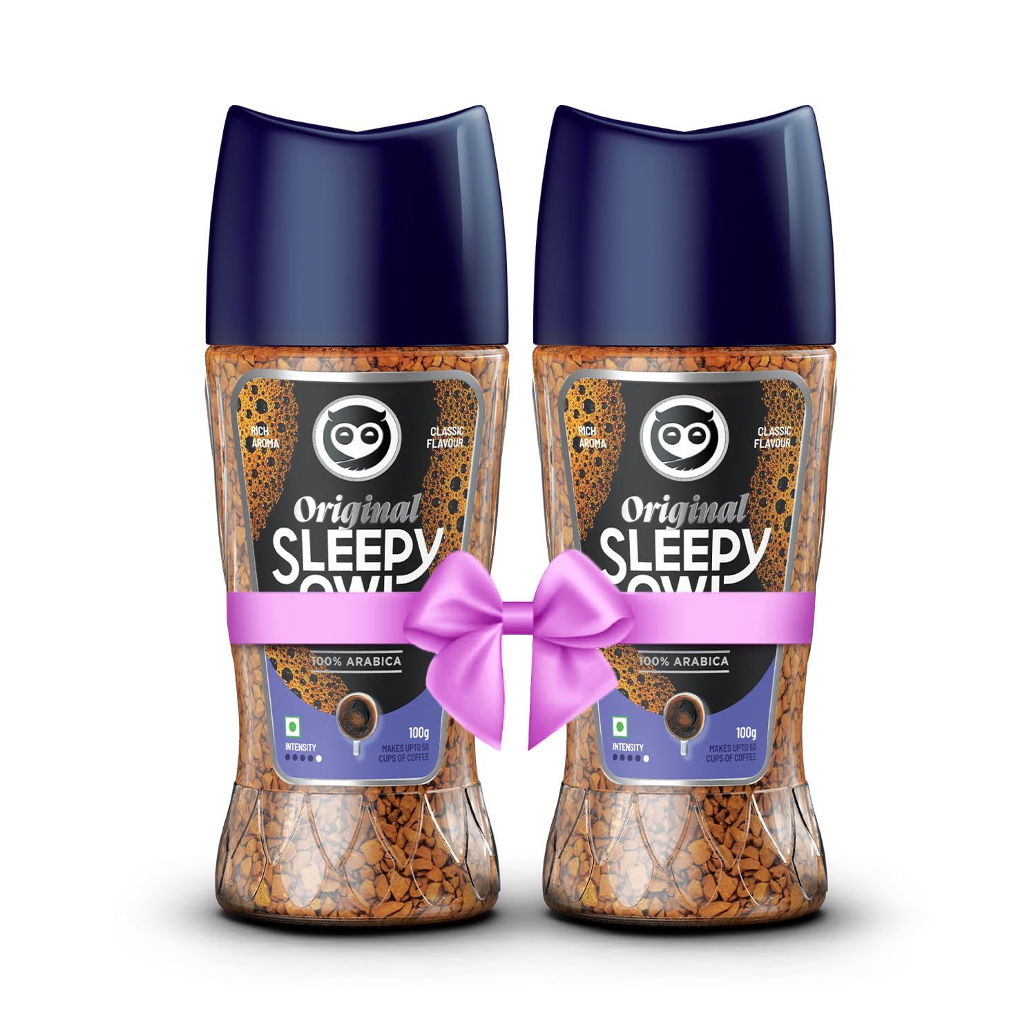 Sleepy Owl Instant Coffee Powder Jar Combo|100% Arabica Beans|Original Flavour|Freeze Dried| Pack Of 2|Makes 50 Cups Each|Rich & Smooth|Premium C
Sleepy Owl Instant Coffee Powder Jar Combo|100% Arabica Beans|Original Flavour|Freeze Dried| Pack Of 2|Makes 50 Cups Each|Rich & Smooth|Premium C