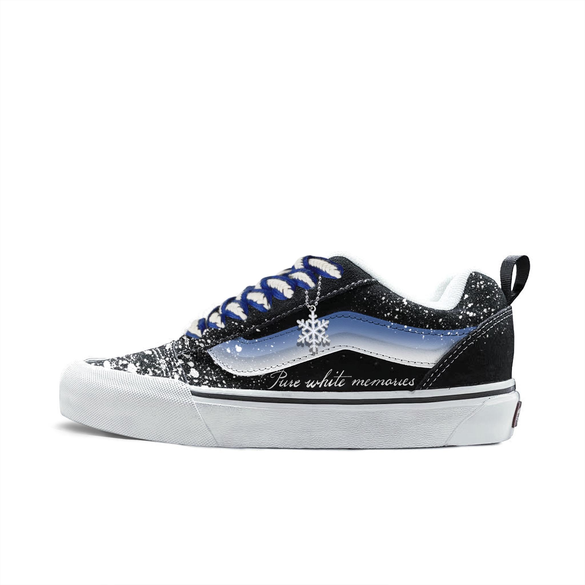 Vans Knu Skool Abrasion Resistant Low top Skateboard Shoes Unisex Blue VN0009QC6BT1(Team613-) 35
Vans Knu Skool Abrasion Resistant Low top Skateboard Shoes Unisex Blue VN0009QC6BT1(Team613-) 35