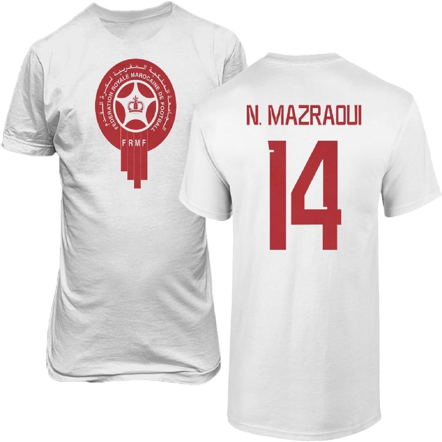 FLAURA Morocco Soccer #14 Mazraoui World Football Fans Boys Girls Youth T-Shirt S разноцветный
FLAURA Morocco Soccer #14 Mazraoui World Football Fans Boys Girls Youth T-Shirt S разноцветный