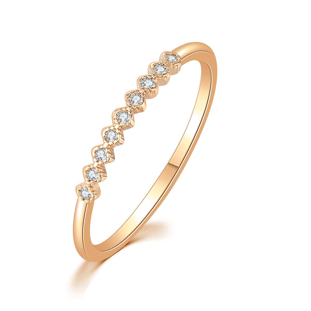 ZHOUYANG Dainty Ring For Women Simple Elegant Simple Geometry Mini Zircon Gold Color Slim Finger Rings Wholesale Jewelry R157 5
ZHOUYANG Dainty Ring For Women Simple Elegant Simple Geometry Mini Zircon Gold Color Slim Finger Rings Wholesale Jewelry R157 5