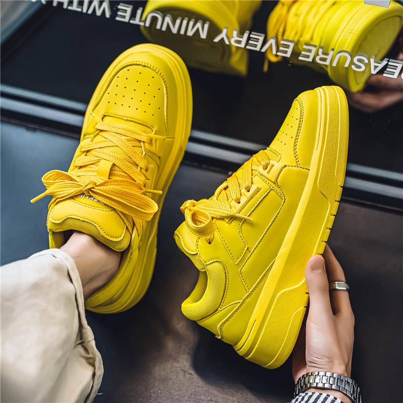 Autumn new youth thick-soled wear-resistant casual sports shoes 44 standard sneaker size жовтий
Autumn new youth thick-soled wear-resistant casual sports shoes 44 standard sneaker size жовтий
